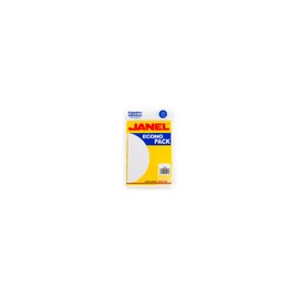 Etiqueta Adhesiva Econopack Janel 1512 Pzs. Mod. Blanco No. 4